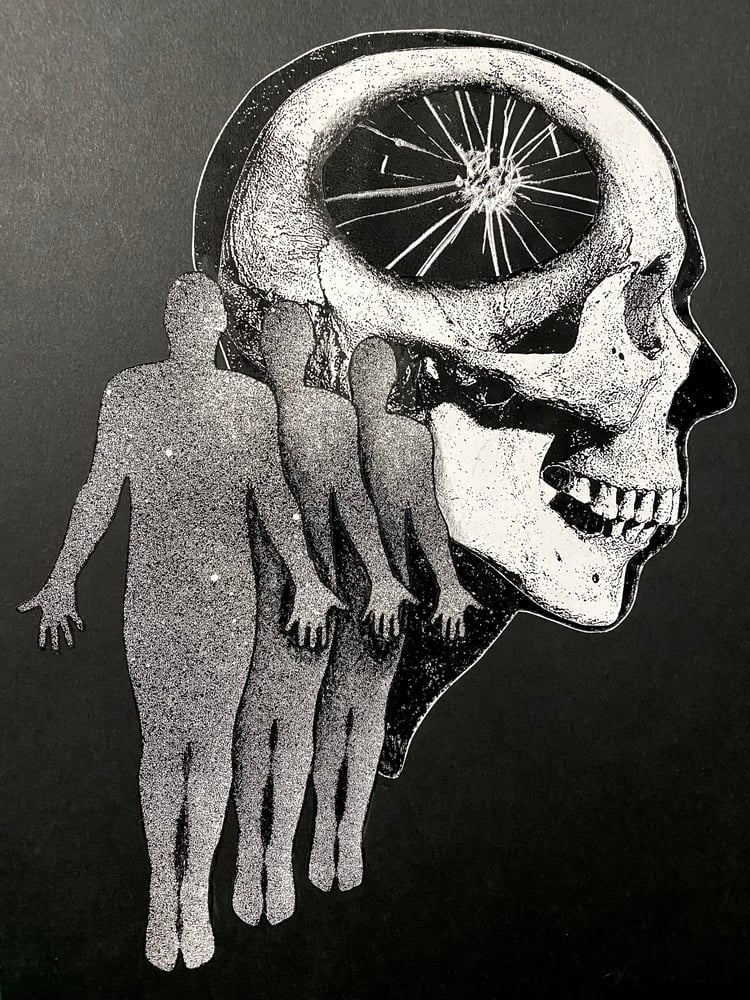 Image of 'echo chamber' original collage