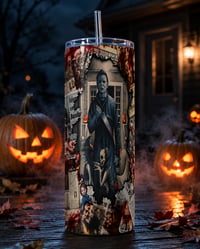 Image 5 of Halloween Horror Movie 20 oz Skinny Tumbler Collection