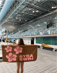 Image 1 of Syra Swim + Gym Hibiscus Towel