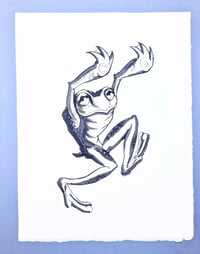Image 1 of "Thriller Frog" - "8.5x 11" - High Quality Art Print