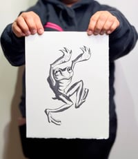 Image 2 of "Thriller Frog" - "8.5x 11" - High Quality Art Print
