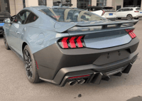 Image 4 of 2024–2026 Ford Mustang Rock Style Matte Black Rear Diffuser Lip – 4-Piece Set