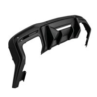 Image 6 of 2024–2026 Ford Mustang Rock Style Matte Black Rear Diffuser Lip – 4-Piece Set