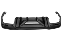 Image 7 of 2024–2026 Ford Mustang Rock Style Matte Black Rear Diffuser Lip – 4-Piece Set