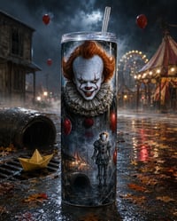 Image 3 of Halloween Horror Movie 20 oz Skinny Tumbler Collection