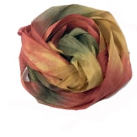 Image 6 of 5YD ARBOR Hand Dyed Recycled Sari Silk Ribbon by Color Kissed Silk & Lazy Hound Designs