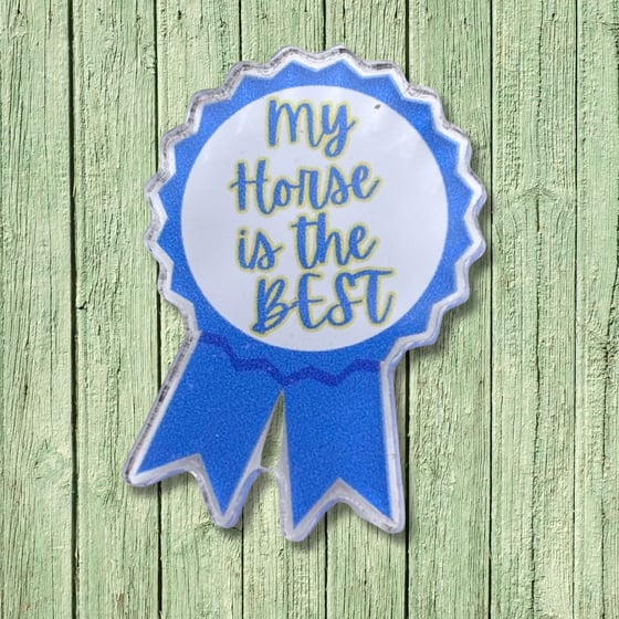 Image of My Horse Is The Best Pin