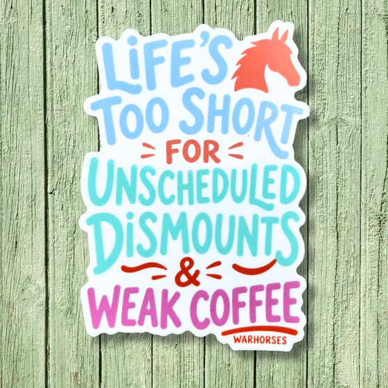 Image of Dismounts & Coffee Sticker