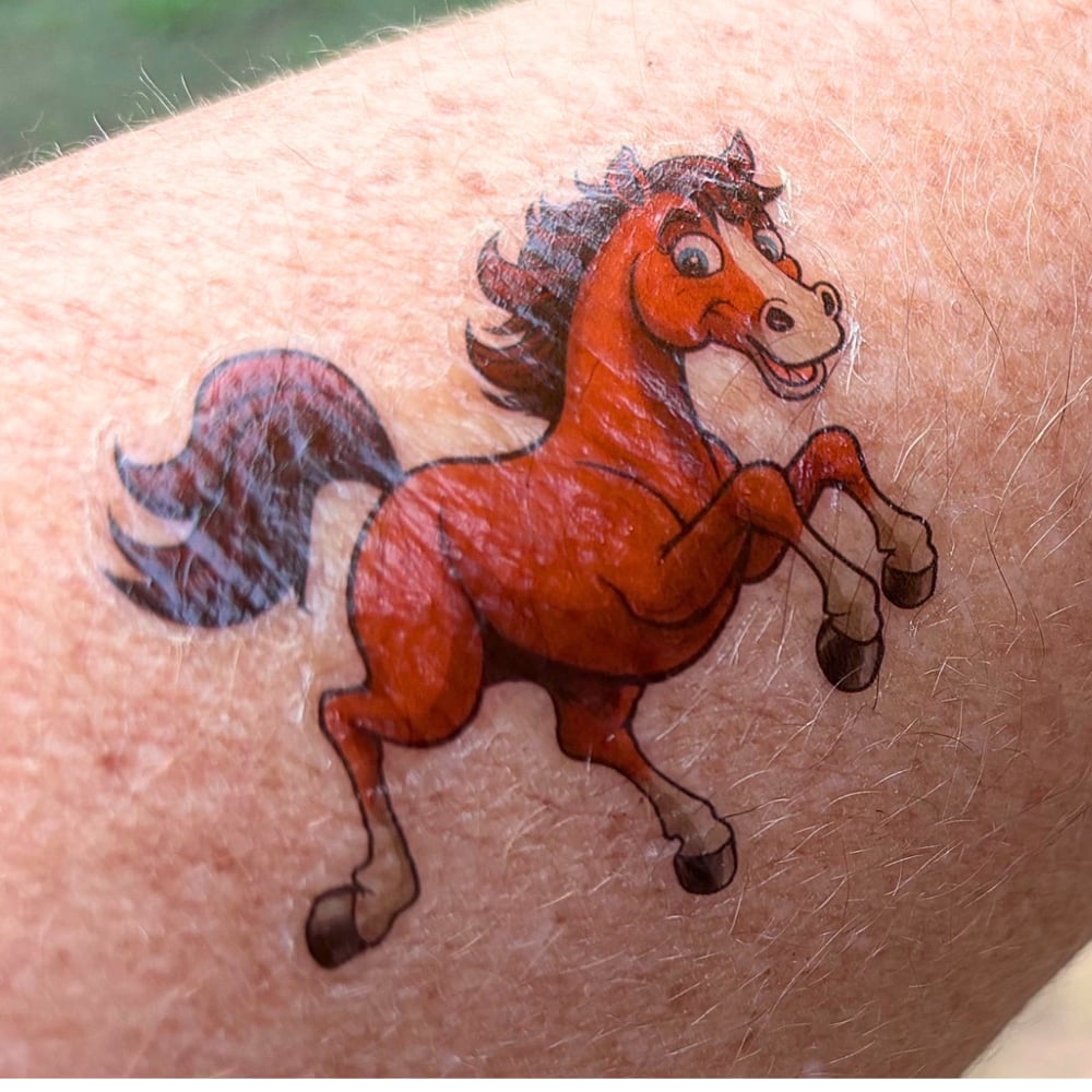 Image of "Fiesty Pony" Temporary Tattoo