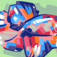 Image 2 of Pink Blue Betta - Original Painting