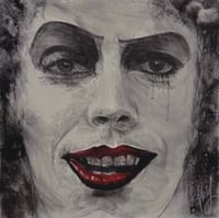 Image 2 of "Tim Curry" Original charcol 