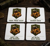 Image 2 of Honey Badgers Coaster Set