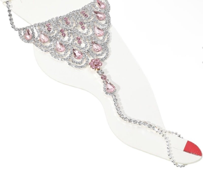 Image of MULTI STONE ANKLET BRACELET 