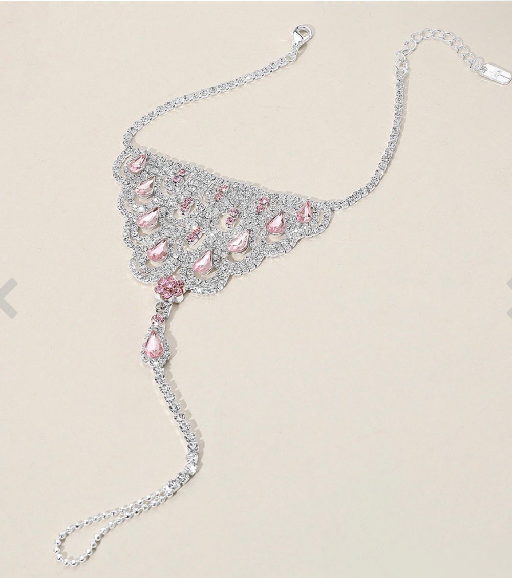 Image of MULTI STONE ANKLET BRACELET 