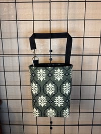 Green & Black Tapestry Car Trash Bag CTB048