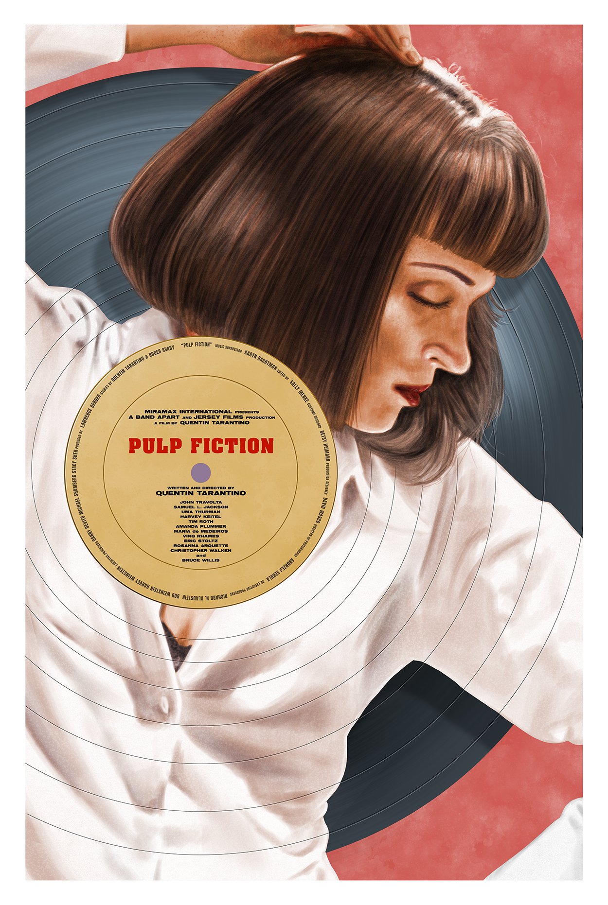  "Now I wanna dance, I wanna win"- Pulp Fiction - 24"x36" AP