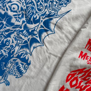 Image of DEMONS II LONG SLEEVE TEE WHITE