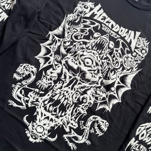 Image of  DEMONS II LONG SLEEVE TEE BLACK