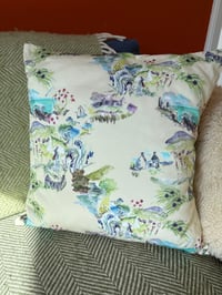Image 2 of Caithness and Sutherland Toile de Jouy Cushion