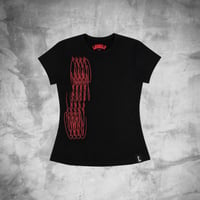Image 1 of Side Graphic Baby Tee