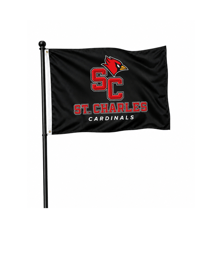 St. Charles Cardinals spirit flag