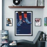 Image 3 of Sneaker Poster Air Jordan 6 x Awake NY “Blueberry”