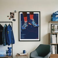 Image 4 of Sneaker Poster Air Jordan 6 x Awake NY “Blueberry”