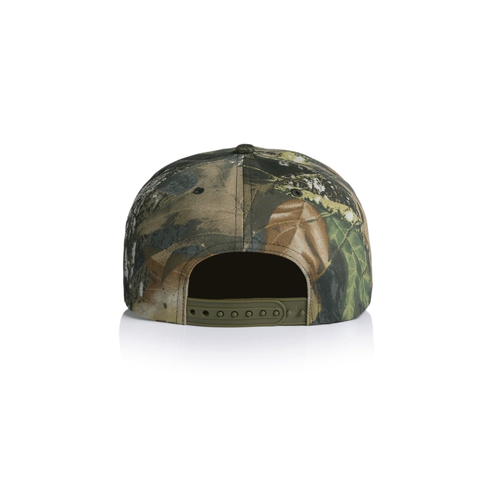 Wordmark Camo Unstructured Snapback Cap