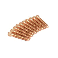 Round Tip "Mini Globe" Copper Contact Screw (Mid Length)