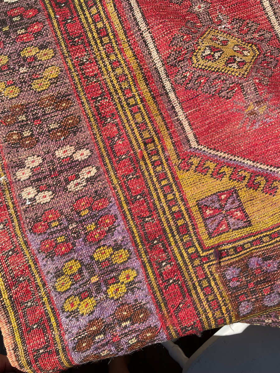 Image of Antique Hand Knotted Rug 