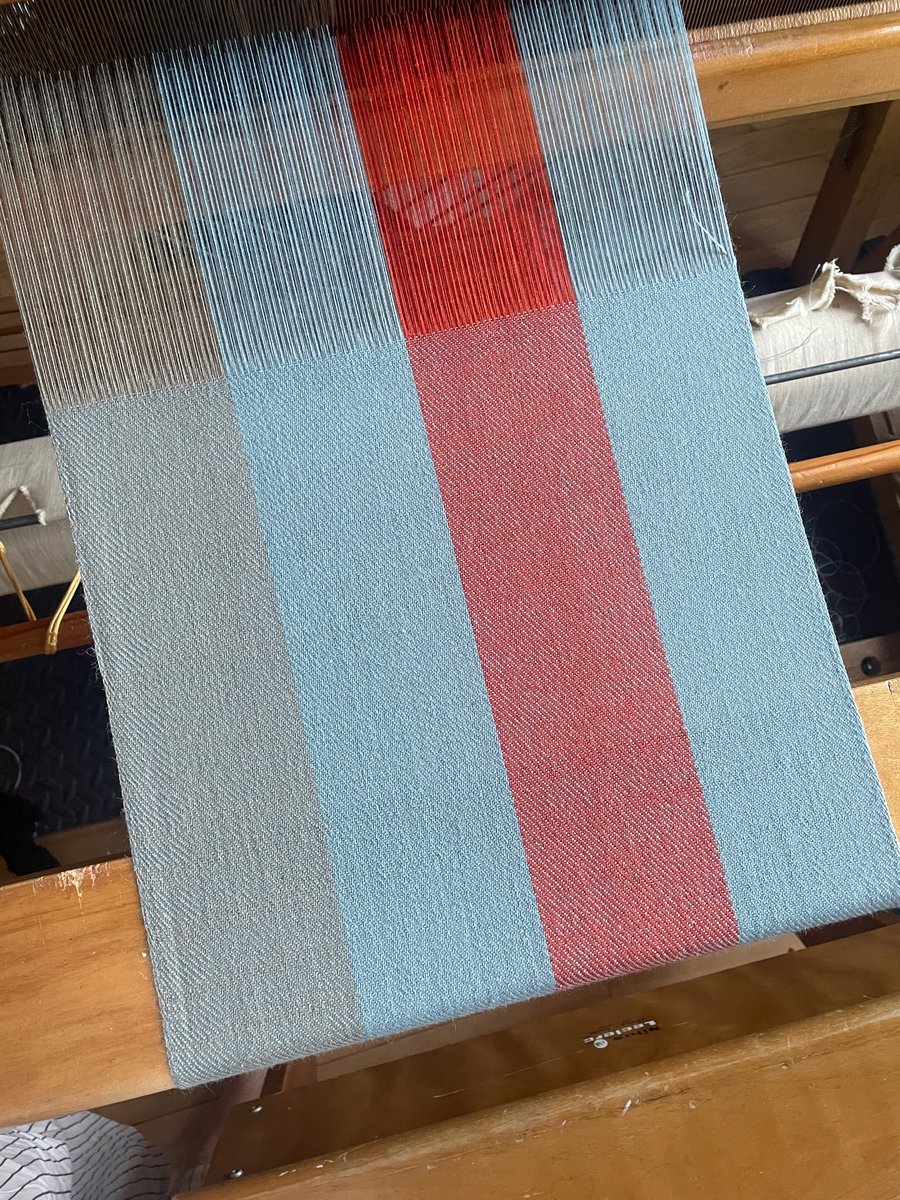 Image of Handwoven Striped Scarf in Taos (with minor flaw)