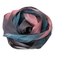 Image 5 of 5YRD.   SERENITY   Hand Dyed Recycled Sari Silk Ribbon by Color Kissed Silk ...