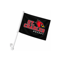 St. Charles Ice Hockey car spirit flag