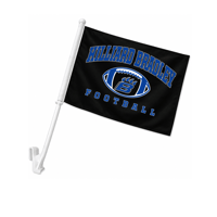 Hilliard Bradley Football spirit car flag
