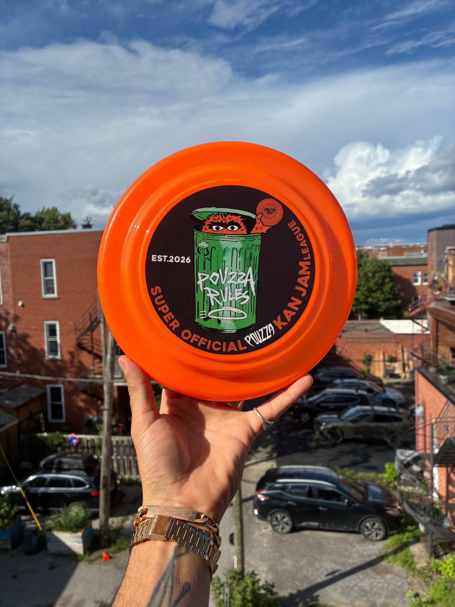 Image of Frisbee  Pouzza " Super Official Kan Jam League" Disque Volant