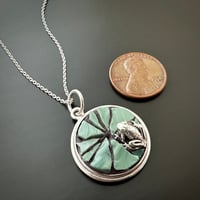 Image 3 of Lily Pad with Frog Pendant
