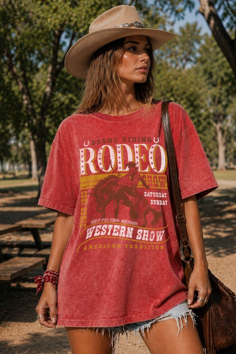 Image of 100% COTTON RODEO TEE 