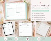 Image 1 of Mint & Leopard Boss Babe Planner