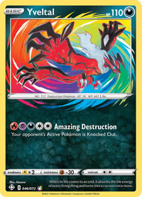 Yveltal - Shining Fates - Near Mint