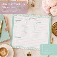 Image 3 of Mint & Leopard Boss Babe Planner