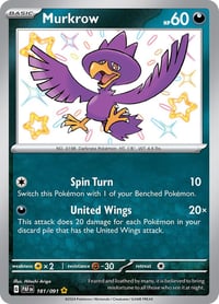 Murkrow - SV: Paldean Fates - Near Mint