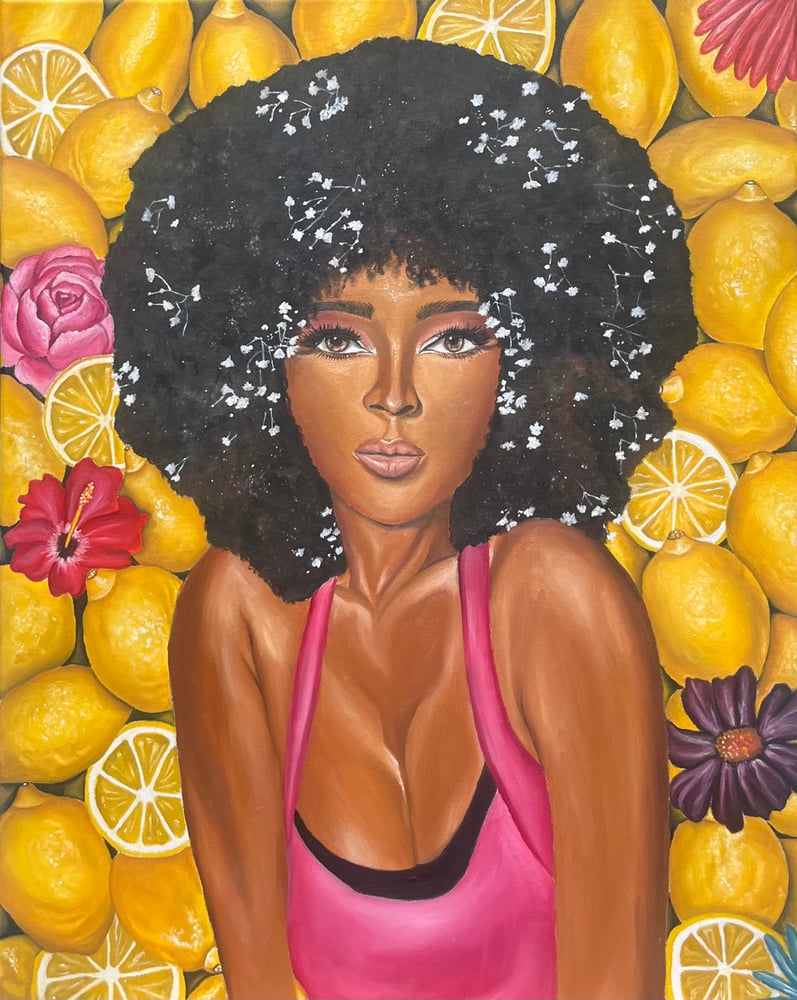 Image of “When life gives you lemons, make it cute” print 