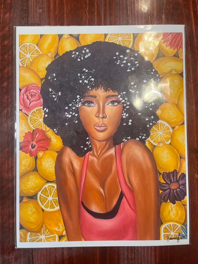 Image of “When life gives you lemons, make it cute” print 