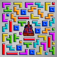 Image 2 of Tetris Sticker/Magnet Sets (51 Pieces) 