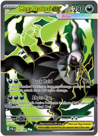 Mega Darkrai ex - 101/084 - ME05: Pitch Black - Near Mint