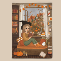 Carte lecture d’automne 