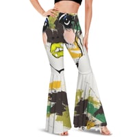 Image 1 of ABSTRACT FACE HAUTE PANTS