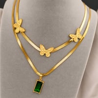 Image 2 of Josephine’s Flight Butterfly Necklace