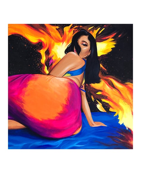 Image of Her name was Desire Not Desirée (Acrylic Painting)
