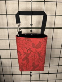 Red & Black Floral Car Trash Bag CTB069